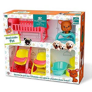 Filhotinho Coleção Hotelzinho Pet Brinquedo Casinha Menina