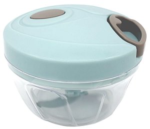 Triturador Manual De Alimento Processador Mini Fatiador Inox