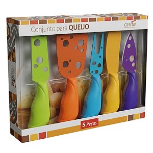 Utensílio Para Cortar Queijo Faca Espátula Garfo Em Aço Inox