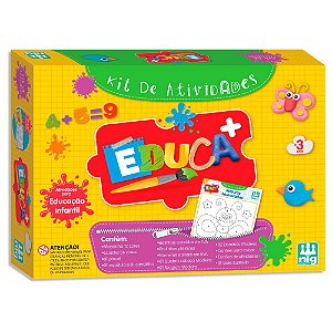 Jogos Educativo Infantil Kit De Atividade Pedagógica Pintura