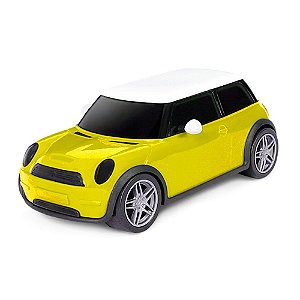 Carrinho Infantil Mini Cooper Amarelo Citycar Poliplac