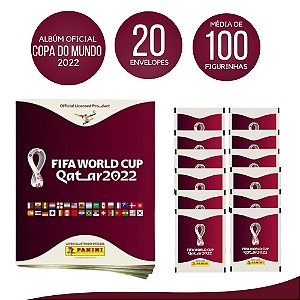 100 Figurinhas Copa Do Mundo Com Álbum Oficial 2022 Qatar