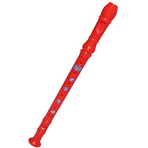 Flauta Doce Brinquedo Musical Instrumento de Sopro 30 Cm