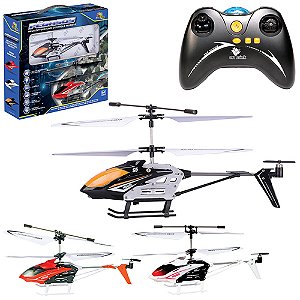 Helicóptero Modelo S5 Controle Remoto 3 Canais e Giroscópio