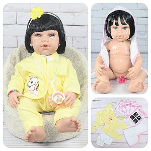 Boneca Bebe Reborn Barato Barata Super Promoção Baby Kiss - ShopJJ