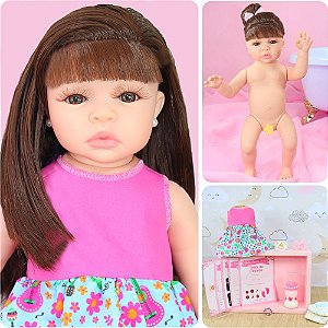 Bebê Reborn Boneca Corpo Siliconado Modelo Novo Barata - ShopJJ -  Brinquedos, Bebe Reborn e Utilidades