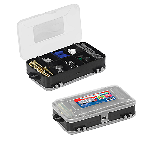 Estojo Organizador 7 Mini Duplo para Pesca e Acessórios