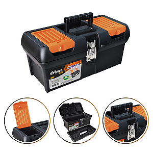 Maleta Preta Multiuso Pro Aco 16 Media Com Divisoria