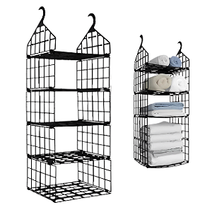 Organizador Suspenso Preto Dobravel 5 Niveis