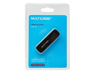 Leitor De Cartão Multilaser  USB 3.0 - AC290