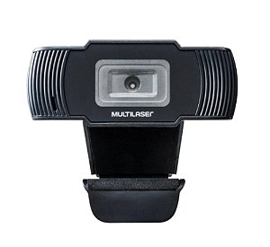 Webcam Hd Multilaser Ac339 720p Com Microfone Plug And Play