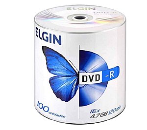 DVD PRINTABLE ELGIN 4.7GB TB 100 PÇS
