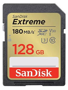 CARTAO DE MEMORIA SD SANDISK 128GB 180MB/S