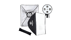 Softbox Quadrúplo 60x60cm Greika