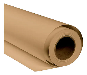 Fundo Fotográfico De Papel 2x6m Bege Kraft Liso Painel