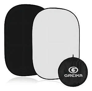 FUNDO INFINITO PORTATIL DUPLA FACE - DOBRAVEL - BRANCO/PRETO - 1,50X2,00MT