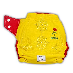 Fralda de Pano Ecológica AURORINHA SUSTENTÁVEL Pocket Lycra BELA Tamanho Único 4kg/18kg