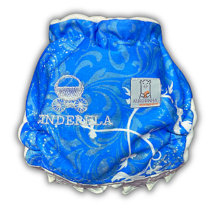 Fralda de Pano Ecológica AURORINHA SUSTENTÁVEL Pocket Lycra CINDERELA Tamanho Único 4kg/18kg