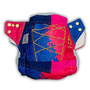 Fralda de Pano Ecológica AURORINHA SUSTENTÁVEL Pocket Lycra AURORA COROAÇÃO Tamanho Único 4kg/18kg