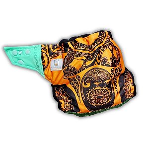 Fralda de Pano Ecológica AURORINHA SUSTENTÁVEL Pocket Lycra MAUI Tamanho Único 4kg/18kg
