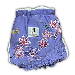 Fralda de Pano Ecológica AURORINHA SUSTENTÁVEL Pocket Lycra ISABELA ENCANTO Tamanho Único 4kg/18kg