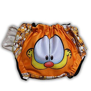 Fralda de Pano Ecológica AURORINHA SUSTENTÁVEL "Do Começo ao Fim" GARFIELD Tamanho Único 4kg/18kg