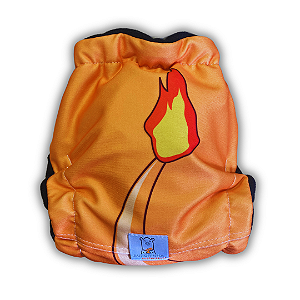 Fralda Ecológica AURORINHA Lycra Inspiração CHARIZARD KAPE Tamanho Único 4kg/18kg