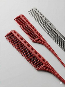 Kit Pentes Aluminio Prata para Eriçar e Corte
