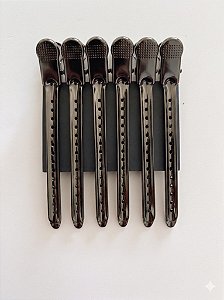 Clip de Metal Colorpro Brasil Preto Caixa com 12UN