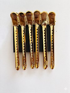 Clip Metal Prendedor ColorPro Brasil Dourado
