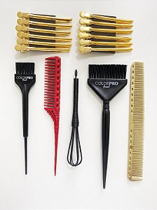 Kit Bancada Pro da Colorpro Brasil Com CLIP Dourado