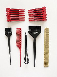 Kit Bancada Pro da Colorpro Brasil Com CLIP Vermelho