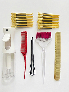 Kit Bancada Colorista Completa Clip Dourado