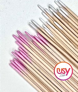 Palito FINO ALONGADO com Algodão 100un