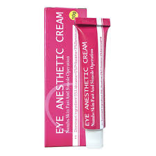 Anestésico EYE Cream pele fechada