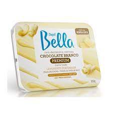 CERA CHOCOLATE BRANCO DEPIL BELLA 800G