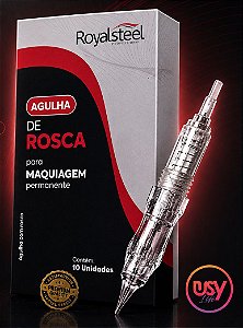 AGULHA ROSCA ROYAL STEEL C/ Anvisa 1 PONTA 0.30mm CÁPSULA UNID