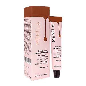 TINTURA DE SOBRANCELHAS - MENELA  COBRE INTENSO 20G