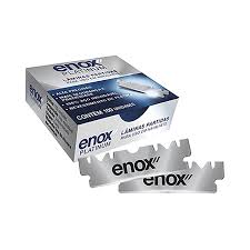 LAMINA DE AÇO DUPLO FIO ENOX PLATINUM CX COM 100 UNID (PARTIDA)