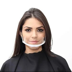MASCARA HIGIENICA ACRILICA TRANSPARENTE