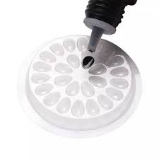 10 Suporte Paleta Flor Plastico Colmeia Cola Extensão de Cilios Lash Design