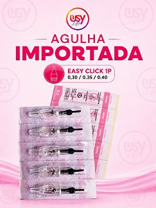 AGULHA EASY CLICK IMPORTADA 1RL (30mm/35mm/40mm)