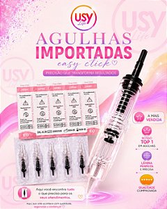 AGULHA EASY CLICK IMPORTADA 1RL (30mm/35mm/40mm)