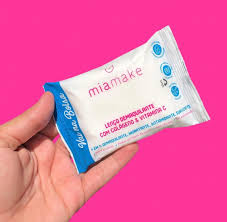 LENÇO DEMAQUILANTE COLAGENO E VIT C MIA MAKE