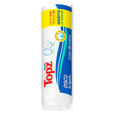 DISCO DE ALGODAO TOPZ C/100UN