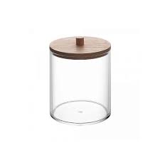 PORTA  COTONETE REDONDO DE ACRÍLICO