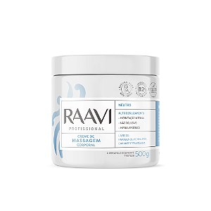 CREME DE MASSAGEM NEUTRO 500G RAAVI