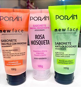 SABONETE FACIAL E CORPORAL PORAN 100ML