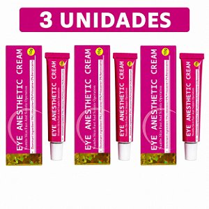 KIT 3 EYE CREAM ORIGINAL IMPORTADO PARA MICROPIGMENTAÇÃO 10G