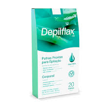 FOLHAS CORPORAIS DEPILFLAX ALOE VERA C/20 UN